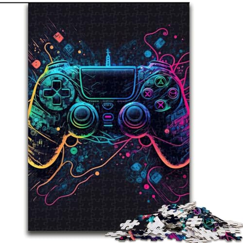 1000-teiliges Puzzle für Erwachsene, Neon-Spiel, Puzzles für Erwachsene, 1000 Teile, Lernspielzeug, Größe 26x38cm 1000-teiliges Puzzle für Erwachsene, Neon-Spiel, Puzzles für Erwachsene, 1000 Teile, Lernspielzeug, Größe 26x38cm von WGLINGX