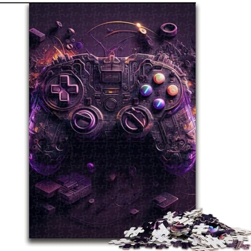 1000-teiliges Puzzle für Erwachsene, Neon-Spiel, Puzzles für Erwachsene, perfekt für Teenager und Familien, (Größe 38x26cm) von WGLINGX
