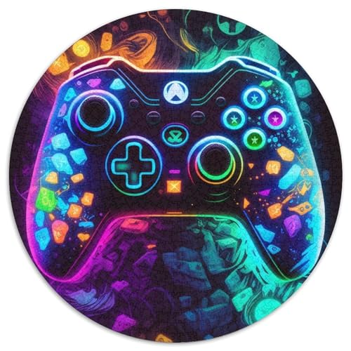 1000-teiliges Puzzle für Erwachsene, Neon-Spiele, Puzzles für Erwachsene, perfekt für Teenager und Familien, (67,5x67,5cm) von WGLINGX