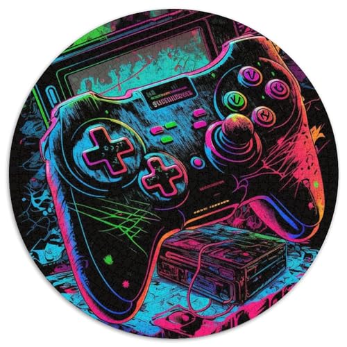 1000-teiliges Puzzle für Erwachsene, Neon-Spiele, Puzzles für Erwachsene, perfekt für Teenager und Familien, (67,5x67,5cm) von WGLINGX