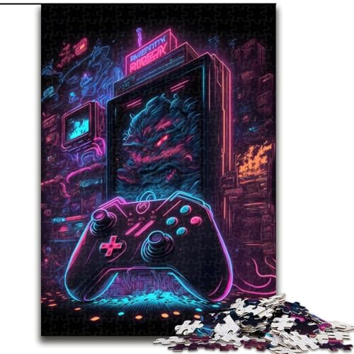 1000-teiliges Puzzle für Erwachsene, Neon-Spielzimmer, Holzpuzzle, herausfordernd und unterhaltsam, Familienaktivität, Größe 50x75cm 1000-teiliges Puzzle für Erwachsene, Neon-Spielzimmer, Holzpuzzle, herausfordernd und unterhaltsam, Familienaktivität, Größe 50x75cm von WGLINGX