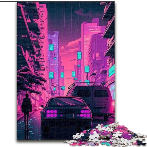 1000-teiliges Puzzle für Erwachsene, New York City Neon, 1000-teiliges Puzzle für Erwachsene, DIY-Heimdekoration, Denksportspiel für Teenager, Größe 26x38cm 1000-teiliges Puzzle für Erwachsene, New York City Neon, 1000-teiliges Puzzle für Erwachsene, DIY-Heimdekoration, Denksportspiel für Teenager, Größe 26x38cm von WGLINGX