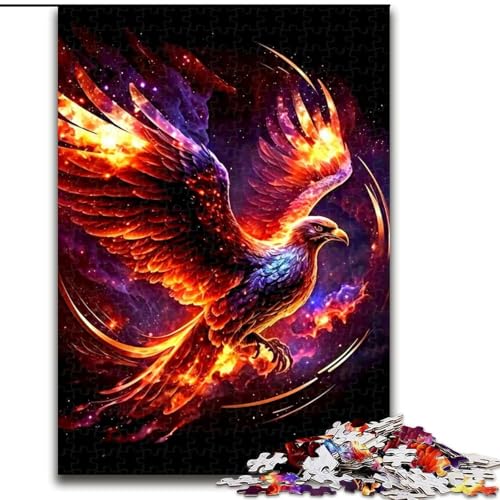 1000-teiliges Puzzle für Erwachsene, Phoenix-Puzzle für Erwachsene, 1000 Teile, Weihnachten oder Geburtstage, Größe 50x75cm von WGLINGX