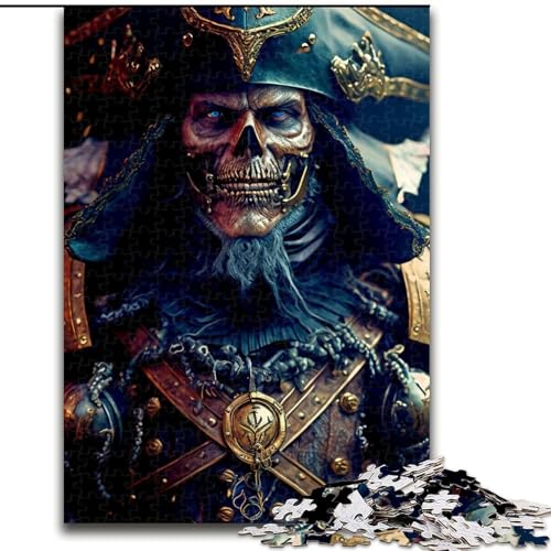 1000-teiliges Puzzle für Erwachsene, Piratenkapitän, Holzpuzzle, Weihnachten oder Geburtstage, Größe 26x38cm 1000-teiliges Puzzle für Erwachsene, Piratenkapitän, Holzpuzzle, Weihnachten oder Geburtstage, Größe 26x38cm von WGLINGX