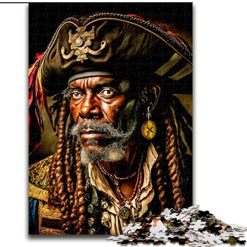 1000-teiliges Puzzle für Erwachsene, Piratenkapitän, Holzpuzzle, herausfordernd und unterhaltsam, Familienaktivität, Größe 50x75cm 1000-teiliges Puzzle für Erwachsene, Piratenkapitän, Holzpuzzle, herausfordernd und unterhaltsam, Familienaktivität, Größe 50x75cm von WGLINGX