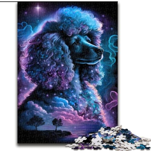 1000-teiliges Puzzle für Erwachsene, Pudel, 1000-teiliges Puzzle für Erwachsene, ideales Urlaubs- oder Geburtstagsgeschenk, Partyspiel-Spielzeug, Größe 26x38cm 1000-teiliges Puzzle für Erwachsene, Pudel, 1000-teiliges Puzzle für Erwachsene, ideales Urlaubs- oder Geburtstagsgeschenk, Partyspiel-Spielzeug, Größe 26x38cm von WGLINGX
