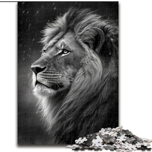 1000-teiliges Puzzle für Erwachsene, Rainy Lion, Holzpuzzle, Familienspaß, Basteln, perfekt für Geburtstage, Feiertage, Größe 50x75cm 1000-teiliges Puzzle für Erwachsene, Rainy Lion, Holzpuzzle, Familienspaß, Basteln, perfekt für Geburtstage, Feiertage, Größe 50x75cm von WGLINGX