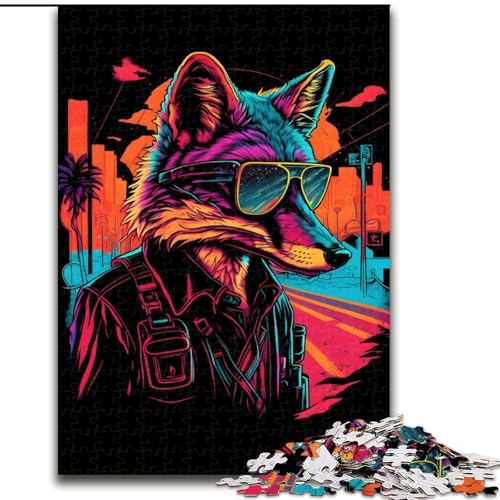 1000-teiliges Puzzle für Erwachsene, Red Fox Spy Gangster, Holzpuzzle, Weihnachten oder Geburtstage, Größe 50x75cm 1000-teiliges Puzzle für Erwachsene, Red Fox Spy Gangster, Holzpuzzle, Weihnachten oder Geburtstage, Größe 50x75cm von WGLINGX