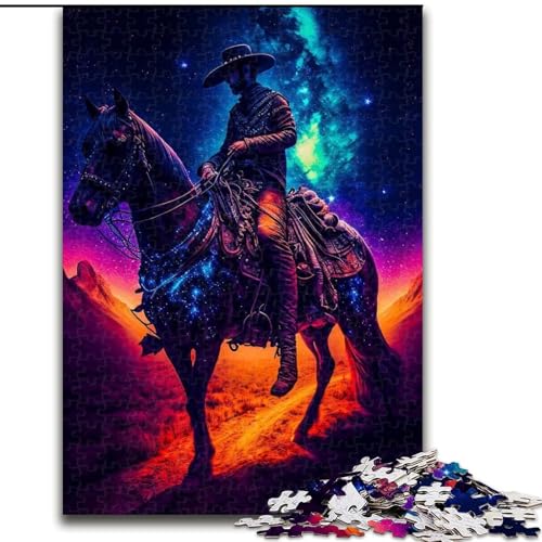 1000-teiliges Puzzle für Erwachsene, Ritter-Puzzle aus Pappe, lehrreiches und unterhaltsames Indoor-Spiel für die Inneneinrichtung (Größe 26x38cm) von WGLINGX
