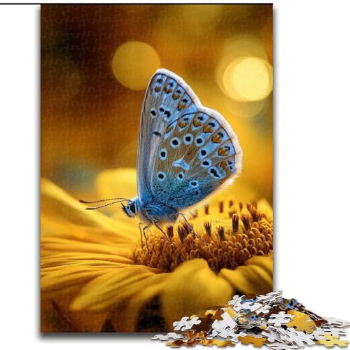 1000-teiliges Puzzle für Erwachsene, Schmetterlings-Puzzles für Erwachsene, Heimdekoration und interaktives Familienspiel, (Größe 26x38cm) von WGLINGX