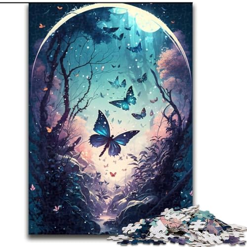 1000-teiliges Puzzle für Erwachsene, Schmetterlingstraum, Holzpuzzle, interaktives Familienspiel, DIY-Heimdekoration, Gehirn-Herausforderung, Geschenk, Größe 26x38cm 1000-teiliges Puzzle für Erwachsene, Schmetterlingstraum, Holzpuzzle, interaktives Familienspiel, DIY-Heimdekoration, Gehirn-Herausforderung, Geschenk, Größe 26x38cm von WGLINGX