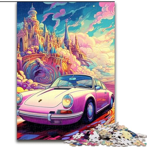 1000-teiliges Puzzle für Erwachsene, Sportwagen-Puzzle, Familienaktivitätsspiel für Teenager, anspruchsvolles Denkspiel (Größe 26x38cm) von WGLINGX