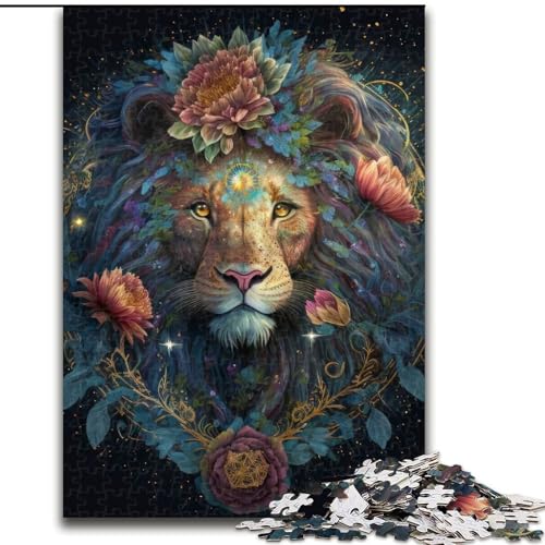1000-teiliges Puzzle für Erwachsene, Stellar Lions Mane, 1000-teiliges Puzzle für Erwachsene, ideales Urlaubs- oder Geburtstagsgeschenk, Partyspiel, Spielzeug, Größe 26x38cm 1000-teiliges Puzzle für Erwachsene, Stellar Lions Mane, 1000-teiliges Puzzle für Erwachsene, ideales Urlaubs- oder Geburtstagsgeschenk, Partyspiel, Spielzeug, Größe 26x38cm von WGLINGX