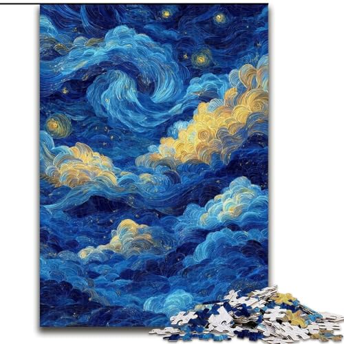 1000-teiliges Puzzle für Erwachsene, Sternenhimmel-Puzzle für 1000-teiliges Denkspiel für Teenager, Familienspieleabend (Größe 26x38cm) von WGLINGX