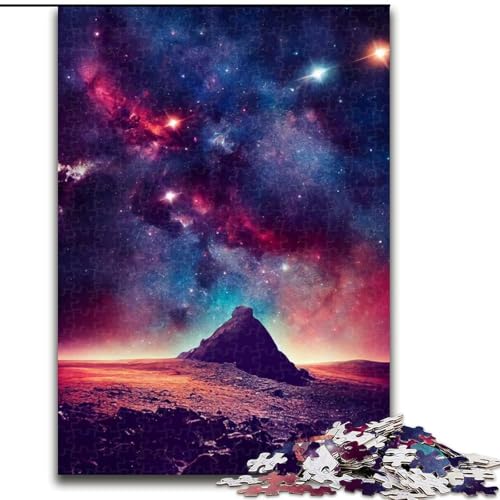 1000-teiliges Puzzle für Erwachsene, Sternenlandschaft, Holzpuzzle, Familienspaß, Basteln, perfekt für Geburtstage, Feiertage, Größe 50x75cm 1000-teiliges Puzzle für Erwachsene, Sternenlandschaft, Holzpuzzle, Familienspaß, Basteln, perfekt für Geburtstage, Feiertage, Größe 50x75cm von WGLINGX