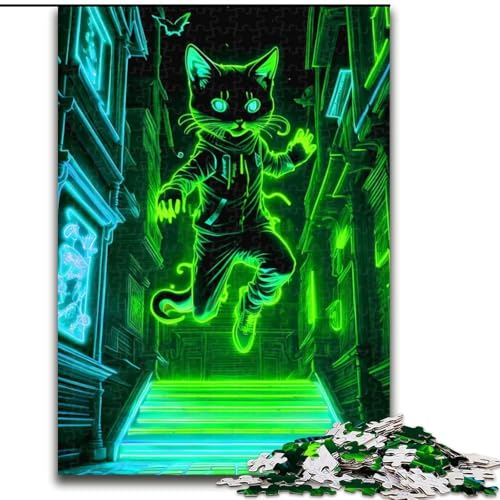 1000-teiliges Puzzle für Erwachsene, Tier-Neonlicht-Puzzles für Erwachsene, 1000 Teile, Lernspielzeug, Größe 26x38cm 1000-teiliges Puzzle für Erwachsene, Tier-Neonlicht-Puzzles für Erwachsene, 1000 Teile, Lernspielzeug, Größe 26x38cm von WGLINGX