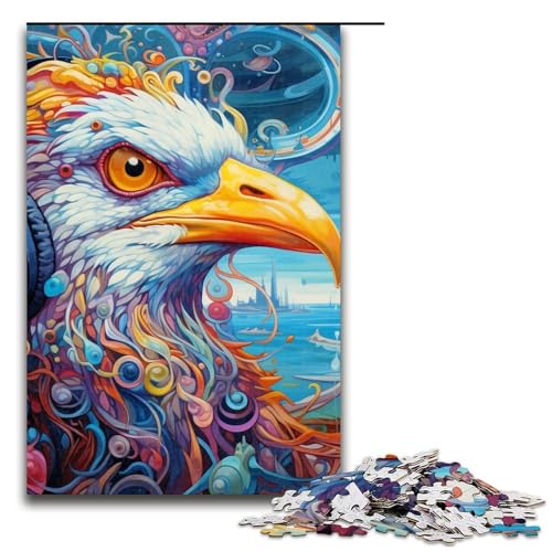 1000-teiliges Puzzle für Erwachsene, Tier- und Vogel-Puzzle, Teenager ab 14 Jahren, 29,53 x 19,69 Zoll von WGLINGX