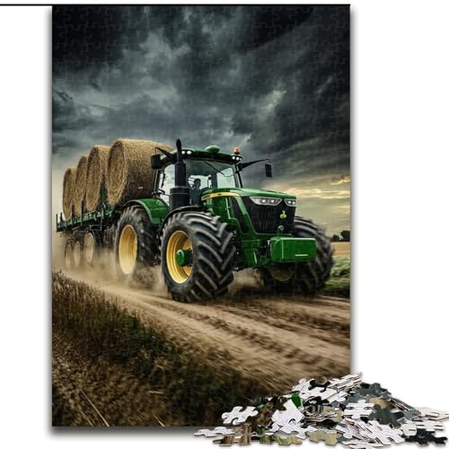 1000-teiliges Puzzle für Erwachsene, Traktor-Puzzle, 1000-teiliges Puzzle, Denkspiel für Teenager, Spieleabend mit der Familie (Größe 26x38cm) von WGLINGX