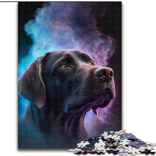 1000-teiliges Puzzle für Erwachsene, Traumhafter Labrador-Hund, Puzzle für Erwachsene, 1000 Teile, Lernspielzeug, Größe 26x38cm von WGLINGX