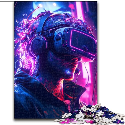 1000-teiliges Puzzle für Erwachsene, VR-Gamer-Holzpuzzle, Weihnachten oder Geburtstage, Größe 50x75cm 1000-teiliges Puzzle für Erwachsene, VR-Gamer-Holzpuzzle, Weihnachten oder Geburtstage, Größe 50x75cm von WGLINGX