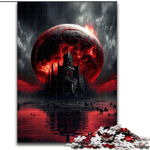 1000-teiliges Puzzle für Erwachsene, Verwüstung, Puzzle 1000 Teile für Erwachsene, Spielzeug, Geschenk, pädagogisch wertvoll, intellektuell, entspannend, lustiges Familienspiel, Größe 50x75cm von WGLINGX