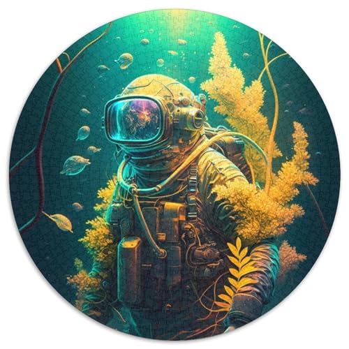 1000-teiliges Puzzle für Erwachsene, Weltraum-Astronauten-Puzzle, anspruchsvolles Denkspiel für Teenager, unterhaltsames interaktives Spiel für die ganze Familie, 1000 Teile (67,5x67,5cm) von WGLINGX