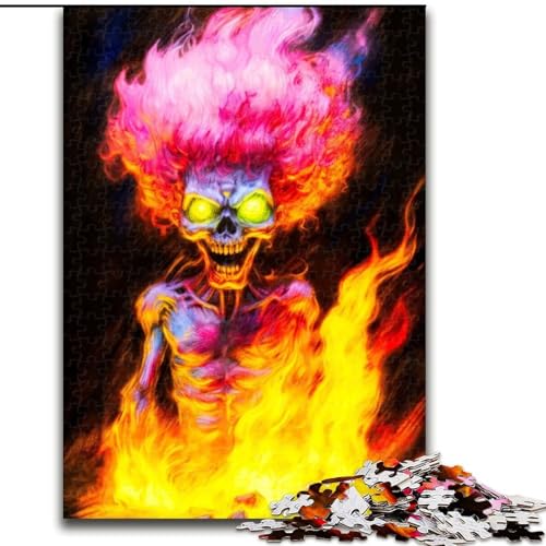 1000-teiliges Puzzle für Erwachsene, Whispers of The Past Skull, 1000-teiliges Puzzle für Erwachsene, DIY-Heimdekoration, Denksportspiel für Teenager, Größe 26x38cm 1000-teiliges Puzzle für Erwachsene, Whispers of The Past Skull, 1000-teiliges Puzzle für Erwachsene, DIY-Heimdekoration, Denksportspiel für Teenager, Größe 26x38cm von WGLINGX