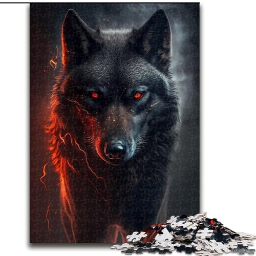 1000-teiliges Puzzle für Erwachsene, Wolf-Holzpuzzle, Weihnachten oder Geburtstage, Größe 50x75cm 1000-teiliges Puzzle für Erwachsene, Wolf-Holzpuzzle, Weihnachten oder Geburtstage, Größe 50x75cm von WGLINGX
