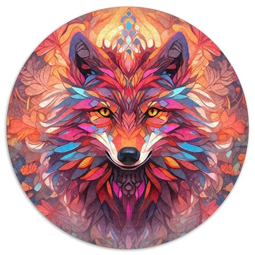 1000-teiliges Puzzle für Erwachsene, Wolf-Puzzle, anspruchsvolles Denkspiel für Teenager, unterhaltsames interaktives Spiel für die ganze Familie, 1000 Teile (67,5x67,5cm) von WGLINGX