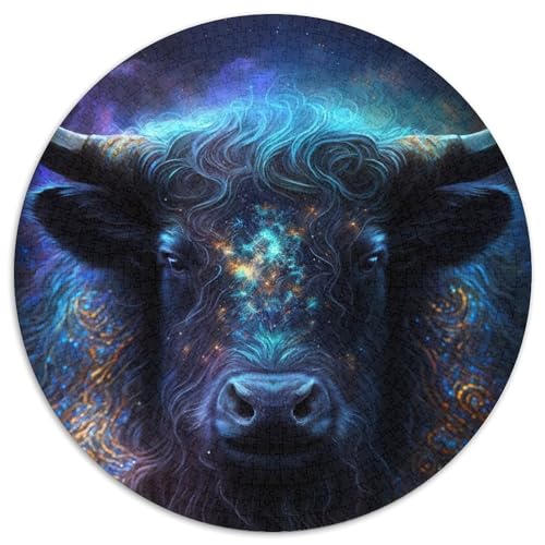 1000-teiliges Puzzle für Erwachsene, Yak-Puzzle, anspruchsvolles Denkspiel für Teenager, unterhaltsames interaktives Spiel für die ganze Familie, 1000 Teile (67,5x67,5cm) von WGLINGX