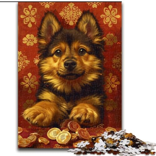 1000-teiliges Puzzle für Erwachsene, abstraktes Shiba Inu-Puzzle, 1000-teiliges Puzzle, Familienaktivitätsspiel für Teenager, anspruchsvolles Denkspiel (Größe 50x75cm) von WGLINGX
