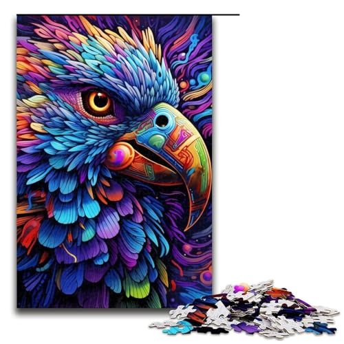 1000-teiliges Puzzle für Erwachsene, bunter Papagei, Lernspiele für Zuhause, DIY-Spielzeug, Künstlersammlung, bildende Kunst, 19,69 x 29,53 Zoll 1000-teiliges Puzzle für Erwachsene, bunter Papagei, Lernspiele für Zuhause, DIY-Spielzeug, Künstlersammlung, bildende Kunst, 19,69 x 29,53 Zoll von WGLINGX