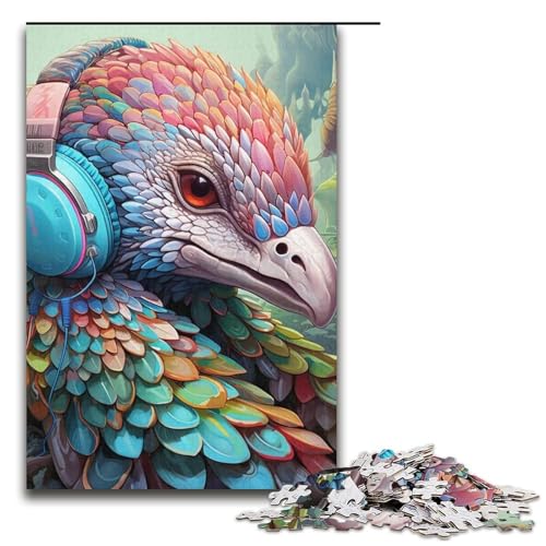 1000-teiliges Puzzle für Erwachsene, buntes Papageien-Puzzle für Erwachsene, Papppuzzle, tolle Geschenke zu Weihnachten (Größe 38 x 26 cm) von WGLINGX