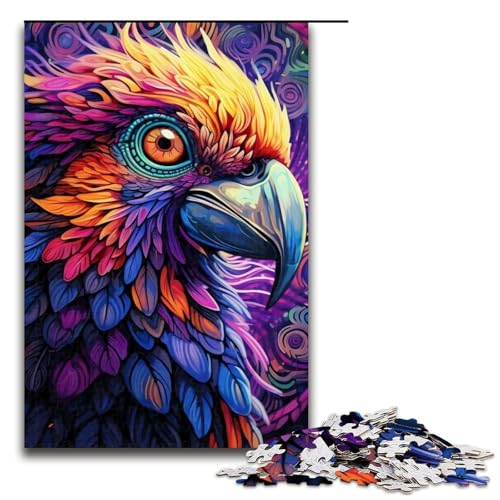 1000-teiliges Puzzle für Erwachsene, buntes Papageien-Puzzlespiel, Geburtstagsgeschenk, Geschenke, Wandkunst, 19,69 x 29,53 Zoll 1000-teiliges Puzzle für Erwachsene, buntes Papageien-Puzzlespiel, Geburtstagsgeschenk, Geschenke, Wandkunst, 19,69 x 29,53 Zoll von WGLINGX