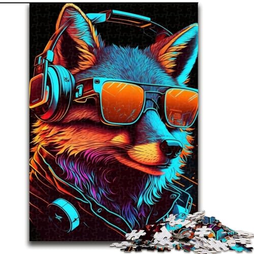 1000-teiliges Puzzle für Erwachsene, elektrischer Fuchs, Puzzle für Erwachsene, 1000 Teile, pädagogisches Spielzeug, Größe 26x38cm von WGLINGX
