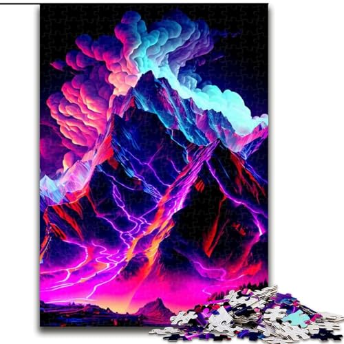 1000-teiliges Puzzle für Erwachsene, farbenfrohe Berg-Puzzles aus Pappe, Spaß für die ganze Familie, Basteln, perfekt für Geburtstage, Feiertage, Größe 26x38cm 1000-teiliges Puzzle für Erwachsene, farbenfrohe Berg-Puzzles aus Pappe, Spaß für die ganze Familie, Basteln, perfekt für Geburtstage, Feiertage, Größe 26x38cm von WGLINGX