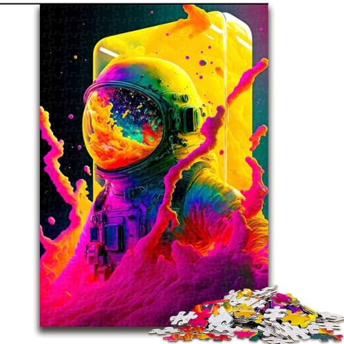 1000-teiliges Puzzle für Erwachsene, farbenfrohes Astronauten-Holzpuzzle, herausfordernd und unterhaltsam, Familienaktivität, Größe 26x38cm 1000-teiliges Puzzle für Erwachsene, farbenfrohes Astronauten-Holzpuzzle, herausfordernd und unterhaltsam, Familienaktivität, Größe 26x38cm von WGLINGX