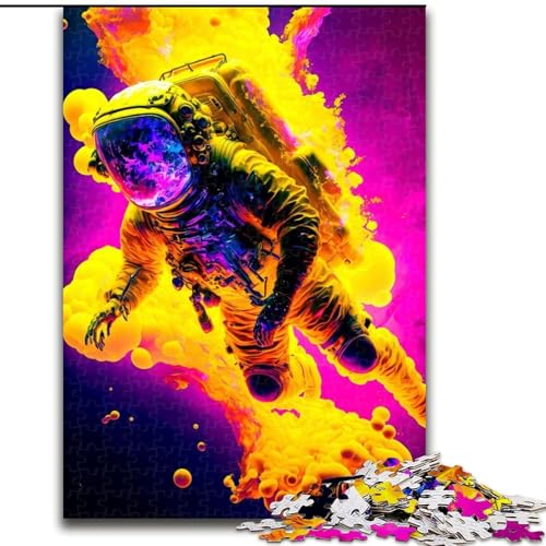 1000-teiliges Puzzle für Erwachsene, farbenfrohes Astronauten-Holzpuzzle, herausfordernd und unterhaltsam, Familienaktivität, Größe 26x38cm 1000-teiliges Puzzle für Erwachsene, farbenfrohes Astronauten-Holzpuzzle, herausfordernd und unterhaltsam, Familienaktivität, Größe 26x38cm von WGLINGX