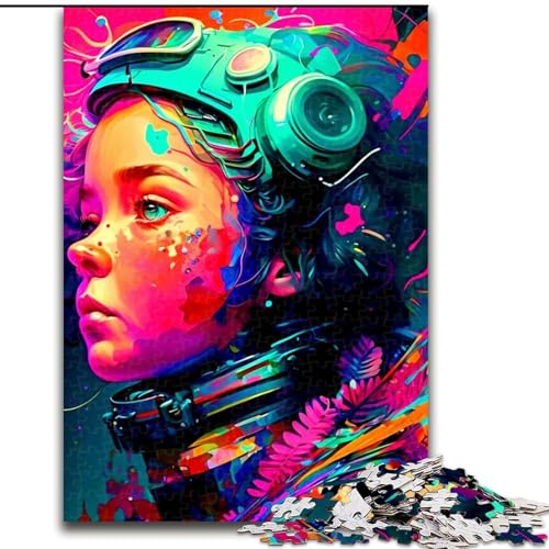 1000-teiliges Puzzle für Erwachsene, farbenfrohes Astronauten-Holzpuzzle, interaktives Familienspiel, DIY-Heimdekoration, Gehirn-Herausforderung, Geschenk, Größe 26x38cm 1000-teiliges Puzzle für Erwachsene, farbenfrohes Astronauten-Holzpuzzle, interaktives Familienspiel, DIY-Heimdekoration, Gehirn-Herausforderung, Geschenk, Größe 26x38cm von WGLINGX