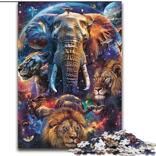 1000-teiliges Puzzle für Erwachsene, farbenfrohes Lebensbaum-Holzpuzzle, anspruchsvolles Denkspiel für Teenager, Spaß für den Familienspieleabend (Größe 26x38cm) von WGLINGX