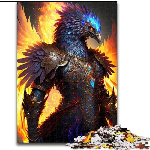 1000-teiliges Puzzle für Erwachsene, gepanzerter Phönix, 1000 Teile, anspruchsvolles Denkspiel für Teenager, perfekt als Heimdekoration oder Geschenk, Größe 26x38cm von WGLINGX