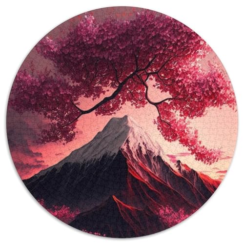 1000-teiliges Puzzle für Erwachsene, japanische Kirschblüten, anspruchsvolles Denkspiel für Teenager, unterhaltsames interaktives Spiel für die ganze Familie, 1000 Teile (67,5x67,5cm) von WGLINGX