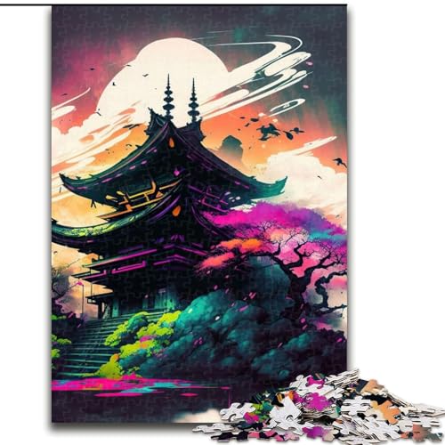 1000-teiliges Puzzle für Erwachsene, japanische Landschaft, Neon, Holzpuzzle, interaktives Familienspiel, DIY-Heimdekoration, Gehirn-Herausforderung, Geschenk, Größe 50x75cm 1000-teiliges Puzzle für Erwachsene, japanische Landschaft, Neon, Holzpuzzle, interaktives Familienspiel, DIY-Heimdekoration, Gehirn-Herausforderung, Geschenk, Größe 50x75cm von WGLINGX