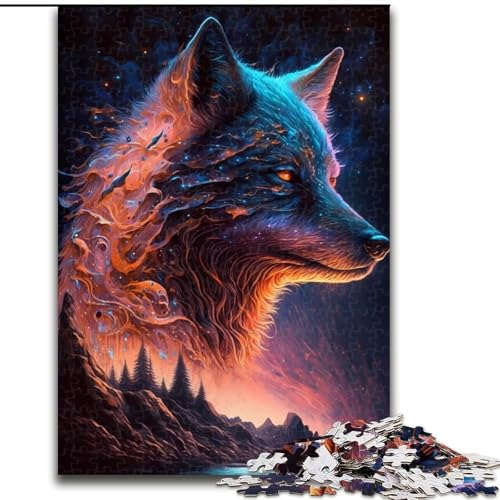 1000-teiliges Puzzle für Erwachsene, legendärer Wolf, 1000-teiliges Puzzle für Erwachsene, ideales Urlaubs- oder Geburtstagsgeschenk, Partyspiel-Spielzeug, Größe 50x75cm 1000-teiliges Puzzle für Erwachsene, legendärer Wolf, 1000-teiliges Puzzle für Erwachsene, ideales Urlaubs- oder Geburtstagsgeschenk, Partyspiel-Spielzeug, Größe 50x75cm von WGLINGX