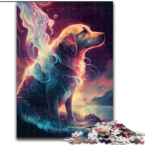 1000-teiliges Puzzle für Erwachsene, magischer Hund, Holzpuzzle, herausfordernd und unterhaltsam, Familienaktivität, Größe 50x75cm 1000-teiliges Puzzle für Erwachsene, magischer Hund, Holzpuzzle, herausfordernd und unterhaltsam, Familienaktivität, Größe 50x75cm von WGLINGX