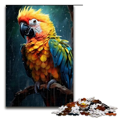 1000-teiliges Puzzle für Erwachsene, schöner Papagei, Lernpuzzle, Familienspiel, Wichtelgeschenke, 50 x 75 cm 1000-teiliges Puzzle für Erwachsene, schöner Papagei, Lernpuzzle, Familienspiel, Wichtelgeschenke, 50 x 75 cm von WGLINGX