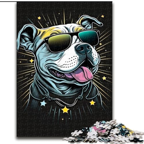 1000-teiliges Puzzle für Erwachsene, süße Hunde-Holzpuzzles, Spaß für die ganze Familie, Basteln, perfekt für Geburtstage, Feiertage, Größe 50x75cm 1000-teiliges Puzzle für Erwachsene, süße Hunde-Holzpuzzles, Spaß für die ganze Familie, Basteln, perfekt für Geburtstage, Feiertage, Größe 50x75cm von WGLINGX