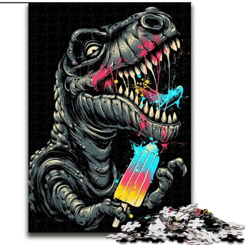 1000-teiliges Puzzle für Erwachsene, süßer Dinosaurier, Holzpuzzle, interaktives Familienspiel, DIY-Heimdekoration, Gehirn-Herausforderung, Geschenk, Größe 26x38cm 1000-teiliges Puzzle für Erwachsene, süßer Dinosaurier, Holzpuzzle, interaktives Familienspiel, DIY-Heimdekoration, Gehirn-Herausforderung, Geschenk, Größe 26x38cm von WGLINGX