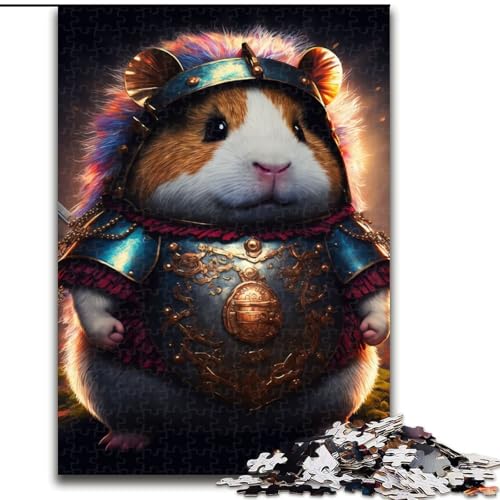 1000-teiliges Puzzle für Erwachsene, süßer Meerschweinchen-Krieger, Holzpuzzle, Spaß für die ganze Familie, Basteln, perfekt für Geburtstage, Feiertage, Größe 50x75cm 1000-teiliges Puzzle für Erwachsene, süßer Meerschweinchen-Krieger, Holzpuzzle, Spaß für die ganze Familie, Basteln, perfekt für Geburtstage, Feiertage, Größe 50x75cm von WGLINGX
