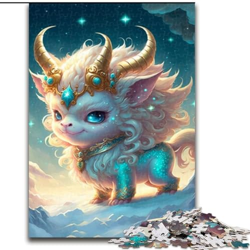 1000-teiliges Puzzle für Erwachsene, süßes Drachenbaby, Puzzle 1000 Teile für Erwachsene, Lernspielzeug (Größe 50x75cm) von WGLINGX